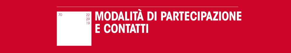 Modalità di partecipazione e contatti